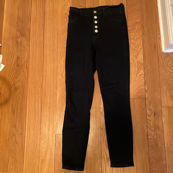 Jbrand Natasha skinny jean in navy with gold hardware - Picture 1 of 2